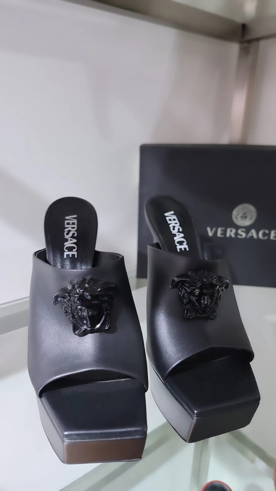 Zapatos Versace Mujer Negros