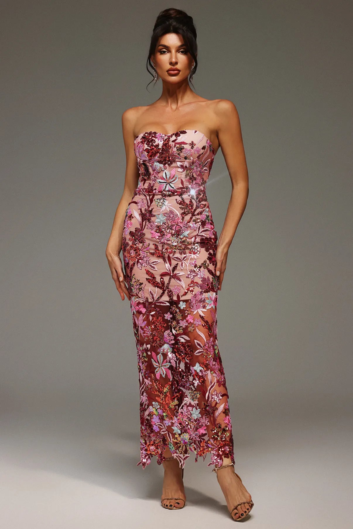 Vestido Midi Floral